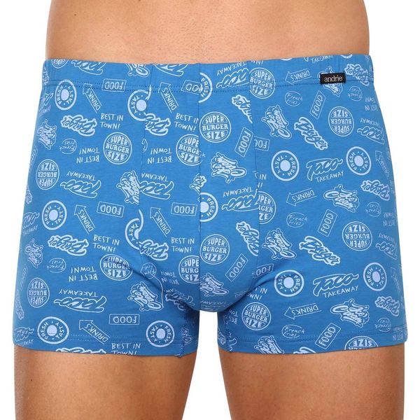 Andrie Men's boxer shorts Andrie blue (PS 5514 A)