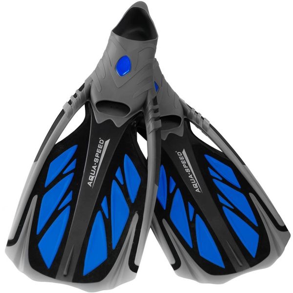 AQUA SPEED AQUA SPEED Unisex's Snorkel Flippers Inox