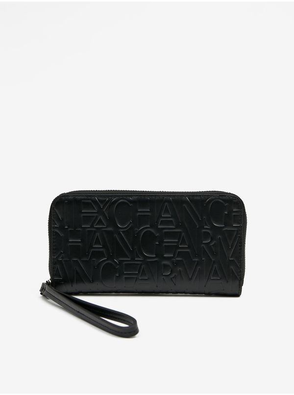 Armani Black Women Patterned Wallet Armani Exchange - Women