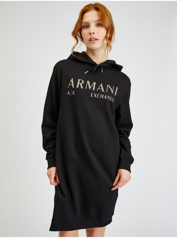Armani Black Women's Hooded Sweatshirt Armani Exchange - Women