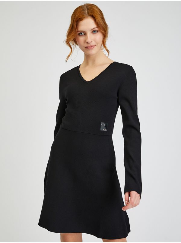 Armani Black Women's Sweater Dress Armani Exchange - Women
