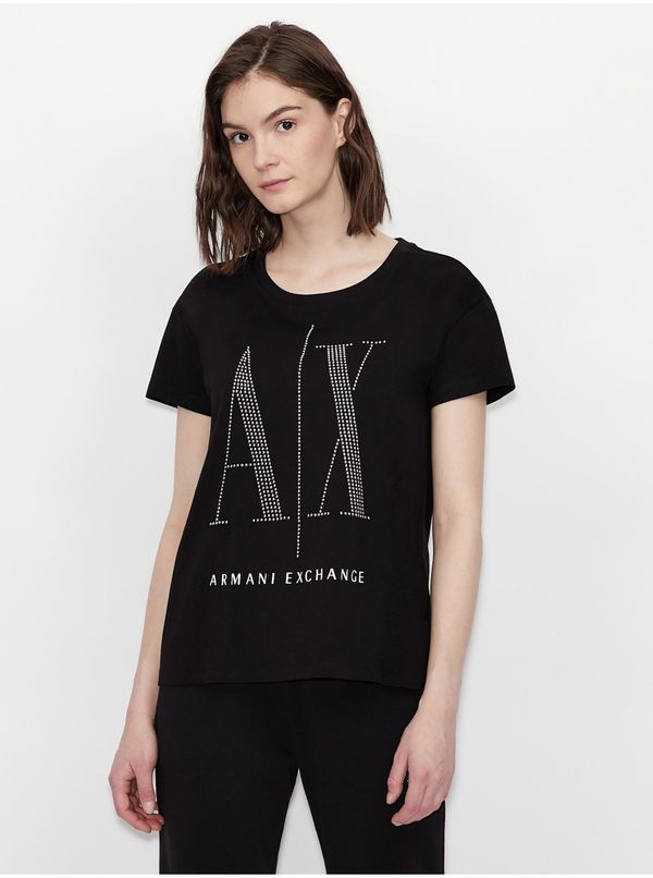 Armani Black Women's T-Shirt Armani Exchange - Women