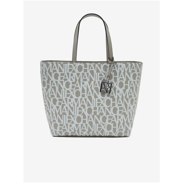 Armani Grey Patterned Handbag Armani Exchange - Women