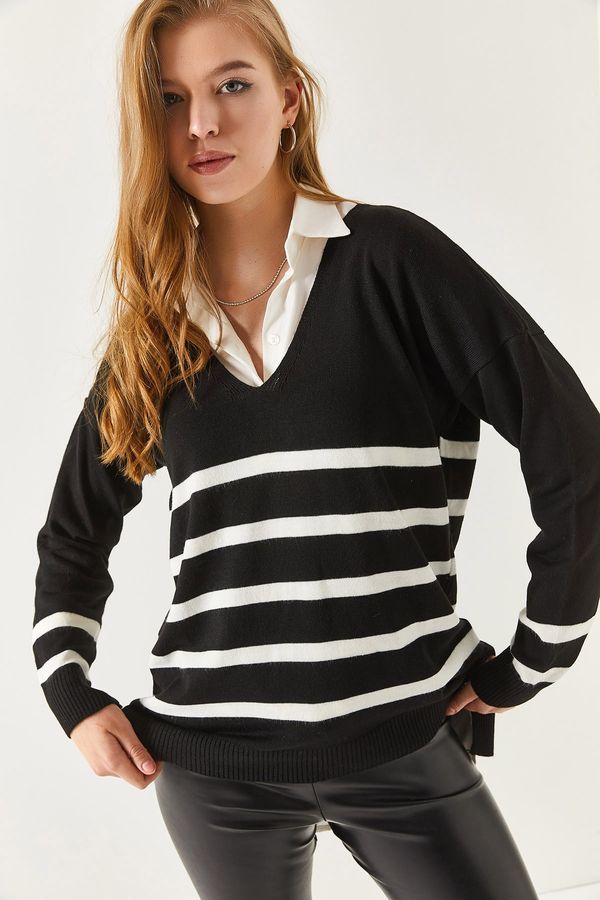 armonika armonika Sweater - Black - Regular fit