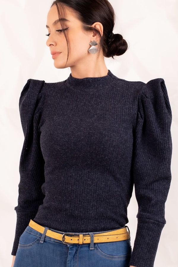 armonika armonika Sweater - Navy blue - Slim fit