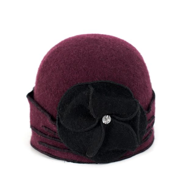 Art of Polo Sztuka Polo Woman's Hat cz14220 Burgundia