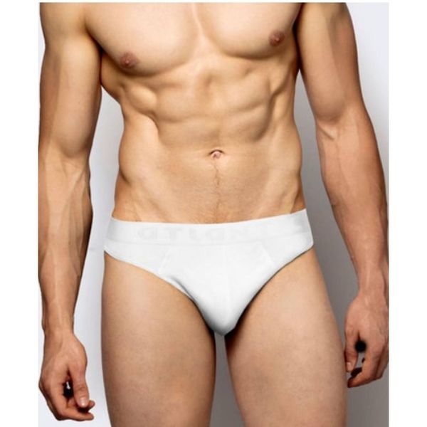 Atlantic 2-PACK Men's bamboo briefs ATLANTIC Sport white