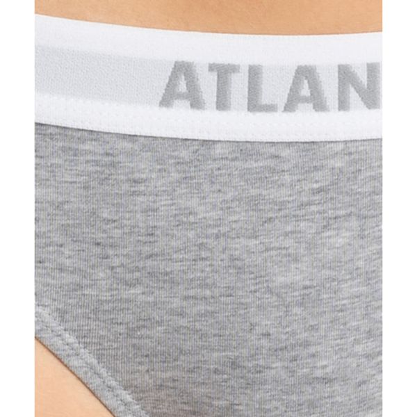 Atlantic 3-PACK Dámské kalhotky ATLANTIC Bikini - žluté/růžové/šedé