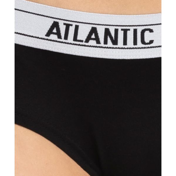 Atlantic 3-PACK Dámské kalhotky ATLANTIC Hipster - růžové/šedé/černé