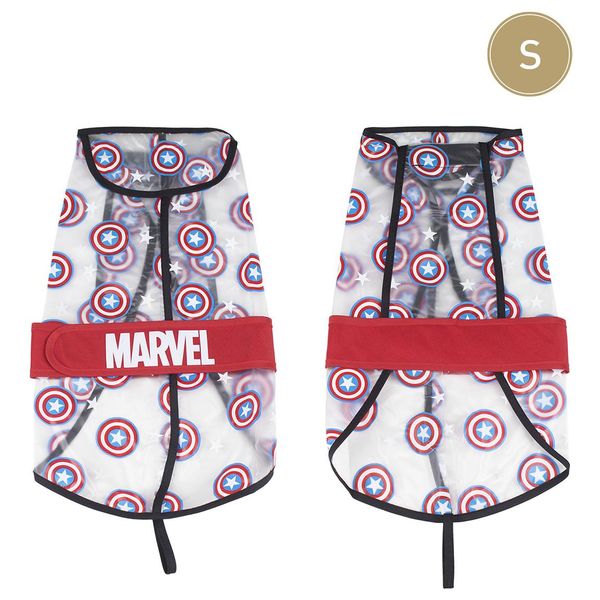 AVENGERS RAINCOAT FOR DOGS S AVENGERS CAPITAN AMERICA