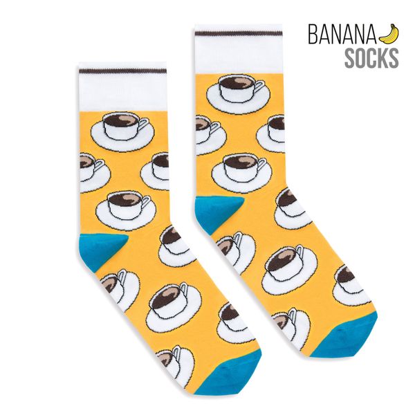 Banana Socks Banana Skarpety Unisex's Skarpety Klasyczna Kawa