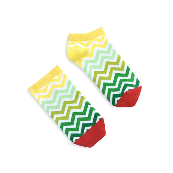 Banana Socks Banana Socks Unisex's Socks Short Green Stripes