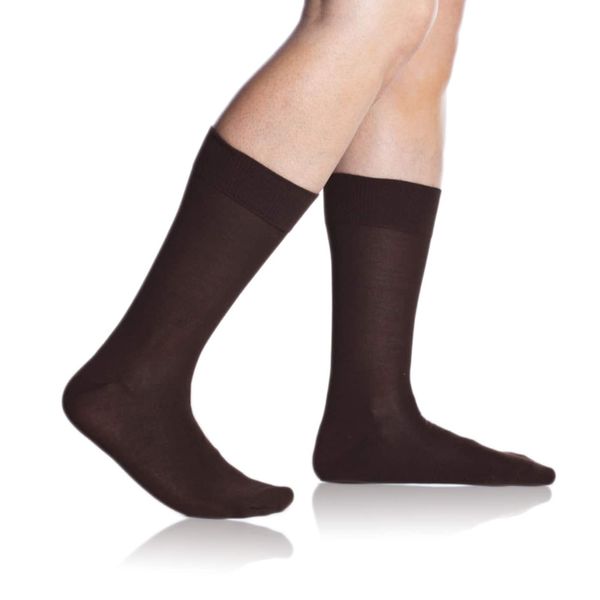 Bellinda Bellinda BAMBOO COMFORT SOCKS - Classic men's socks - brown