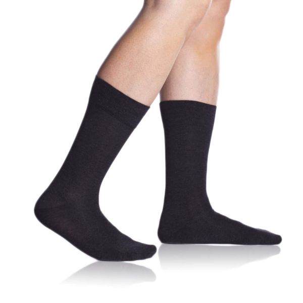 Bellinda Bellinda BAMBOO COMFORT SOCKS - Classic men's socks - grey