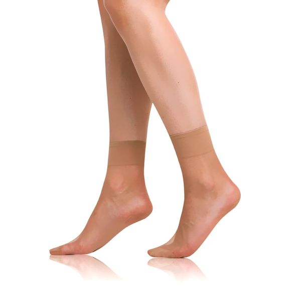 Bellinda Bellinda DIE PASST SOCKS 20 DEN - Women's stocking matte socks - almond