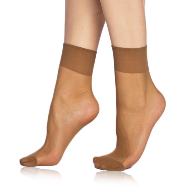 Bellinda Bellinda DIE PASST SOCKS 20 DEN - Women's stocking matte socks - bronze