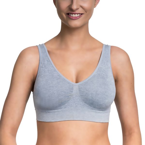 Bellinda Bellinda EASY BRA - Shirtless sports bra - grey