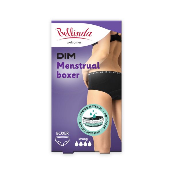 Bellinda Bellinda MENSTRUAL BOXER STRONG - Night and daily menstrual panties - black