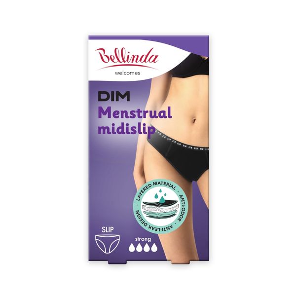 Bellinda Bellinda MENSTRUAL SLIP STRONG - Night and daily menttruction panties - black
