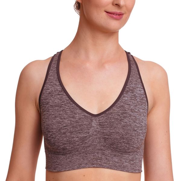 Bellinda Bellinda SPORTS RACER BACK BRA - Hairless women's bra - grey