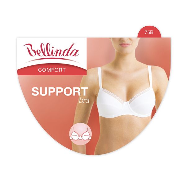 Bellinda Bellinda SUPPORT BRA - Bra with bone for maximum support - white