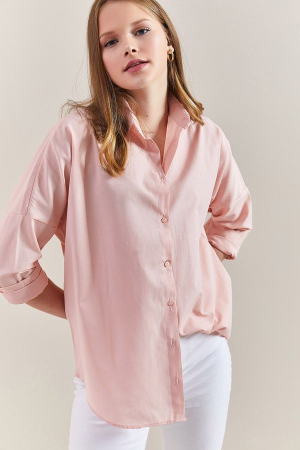 Bianco Lucci Bianco Lucci Shirt - Pink - Relaxed fit