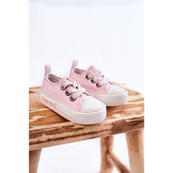 BIG STAR SHOES Children's Cloth Sneakers BIG STAR KK374052 Pink