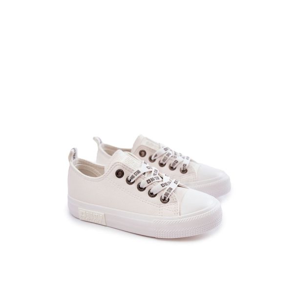 BIG STAR SHOES Children's Leather Sneakers BIG STAR KK374056 White