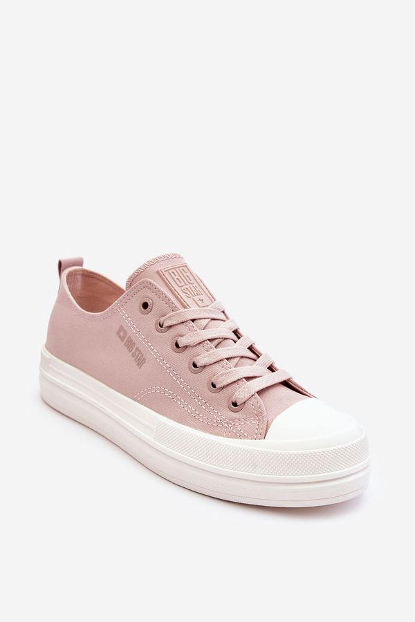 BIG STAR SHOES Low Lacing Sneakers Big Star LL274970 Nude