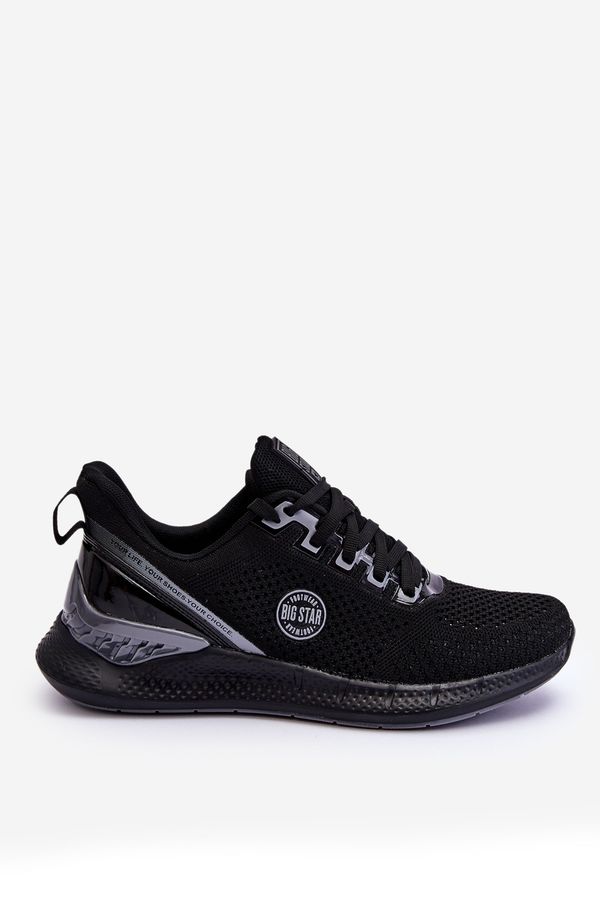 BIG STAR SHOES Men's Comfortable Sneakers Memory Foam Big Star LL174103 Black