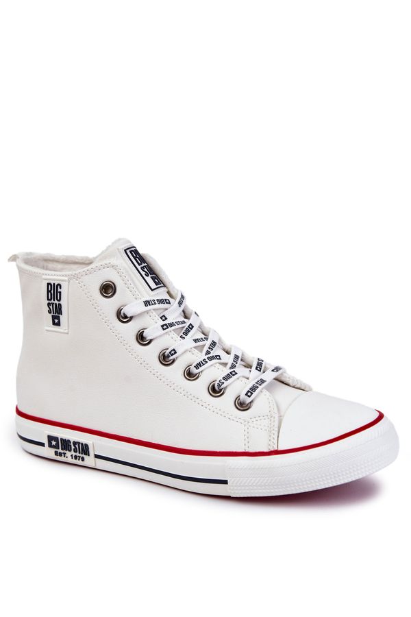 BIG STAR SHOES Men's High Insulated Sneakers Big Star KK174345 White