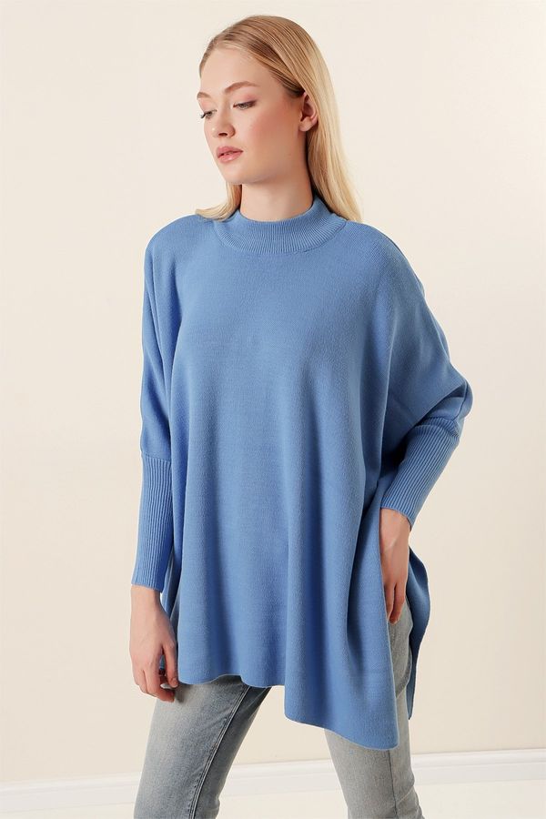 Bigdart Bigdart Sweater - Navy blue - Oversize