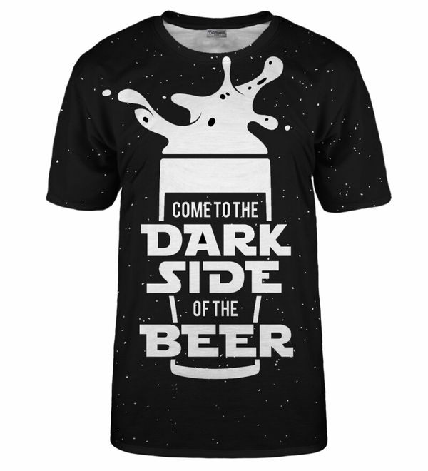 Bittersweet Paris Słodko-gorzka Paris Unisex's Dark Side Of The Beer T-Shirt Tsh Bsp618
