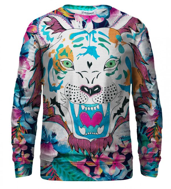 Bittersweet Paris Słodko-gorzki Paris Unisex's Flower Tiger Sweater S-Pc Bsp065