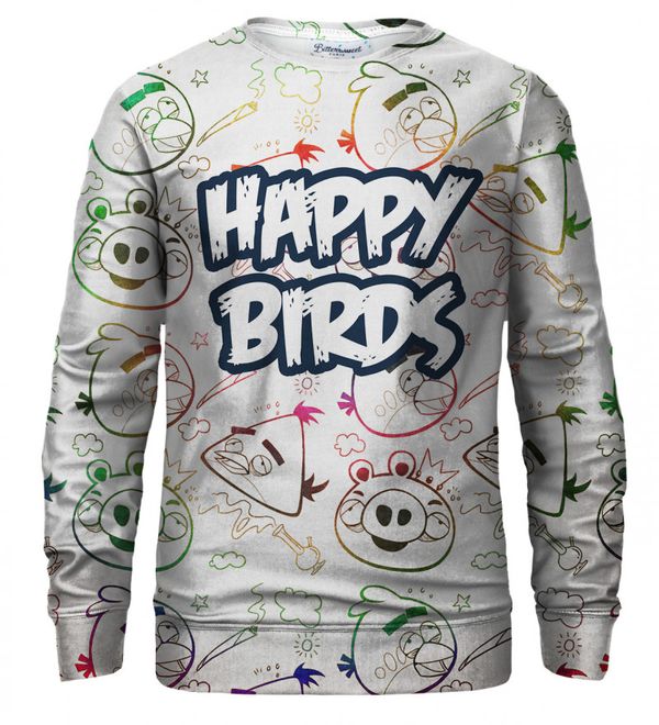 Bittersweet Paris Słodko-gorzki sweter Paris Unisex's Happy Birds S-Pc Bsp300