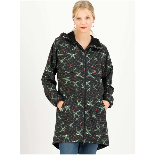 Blutsgeschwister Black Women's Patterned Coat Blutsgeschwister - Women