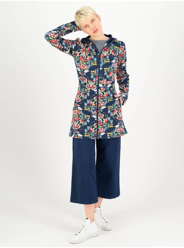 Blutsgeschwister Dark blue floral sweatshirt Blutsgeschwister - Women