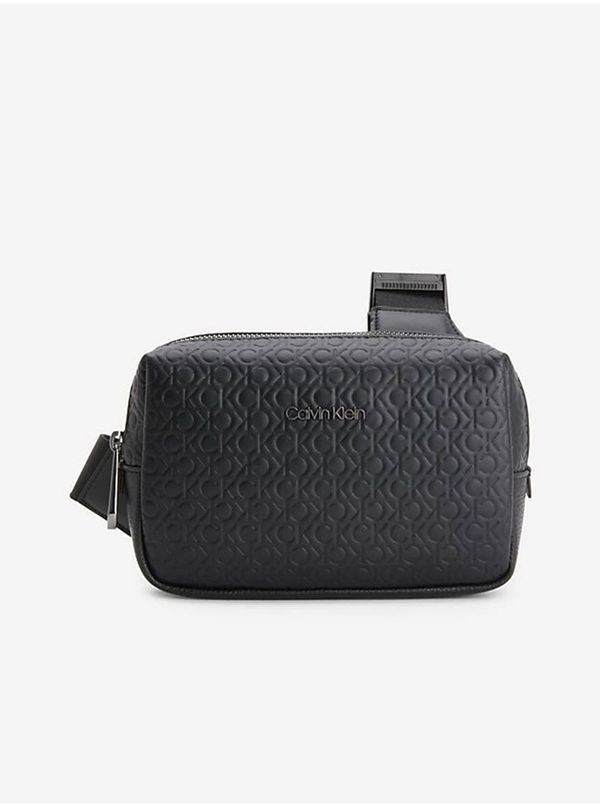 Calvin Klein Black Men's Patterned Shoulder Bag Calvin Klein Must Mono B - Men