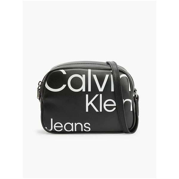 Calvin Klein Black Women's Patterned Crossbody Handbag Calvin Klein Jeans - Women