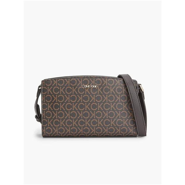 Calvin Klein Brown Women's Patterned Crossbody Handbag Calvin Klein - Women