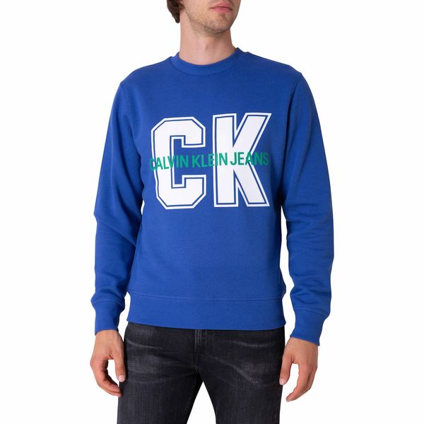 Calvin Klein Calvin Klein Sweatshirt Eo/ Large Print Cn, Cg5 - Men's