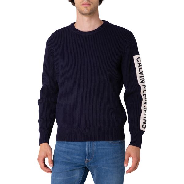Calvin Klein Calvin Klein Sweatshirt Eo/ Rib Sl Patch Swt, Chw - Men's