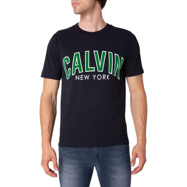 Calvin Klein Calvin Klein T-shirt Eo/ Calvin Curved Ss, Beh - Men's