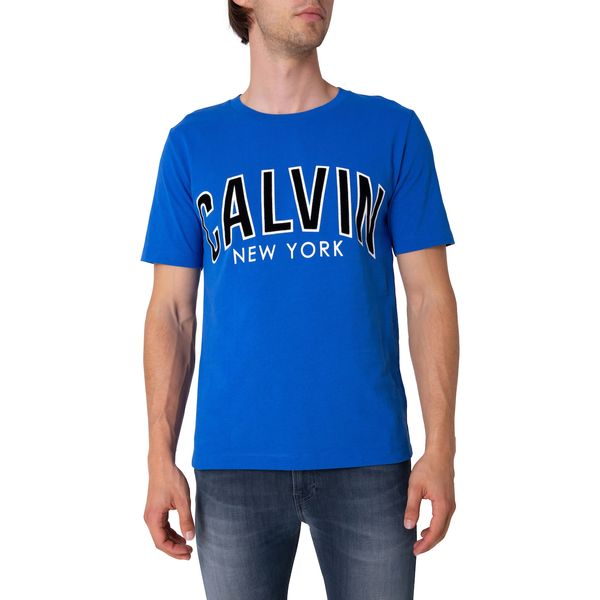 Calvin Klein Calvin Klein T-shirt Eo/ Calvin Curved Ss, Chq - Men's
