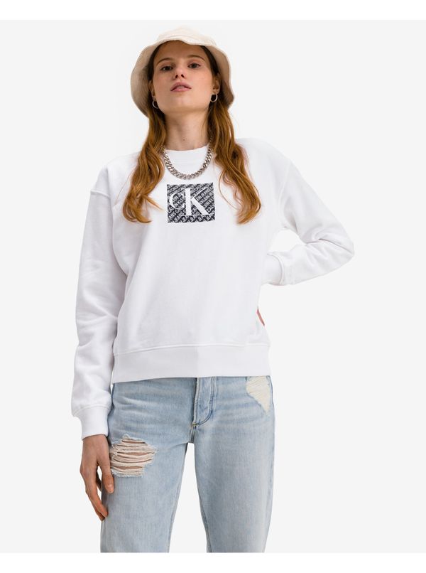 Calvin Klein Hologram Logo Sweatshirt Calvin Klein - Women