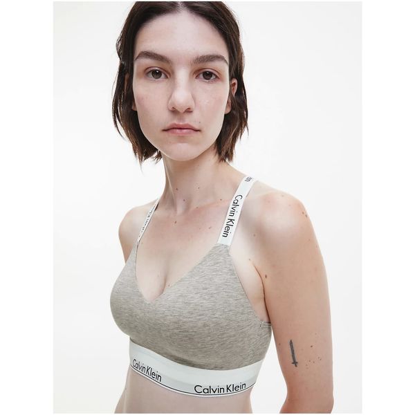 Calvin Klein Light gray womens brindle bra Calvin Klein Underwear - Women