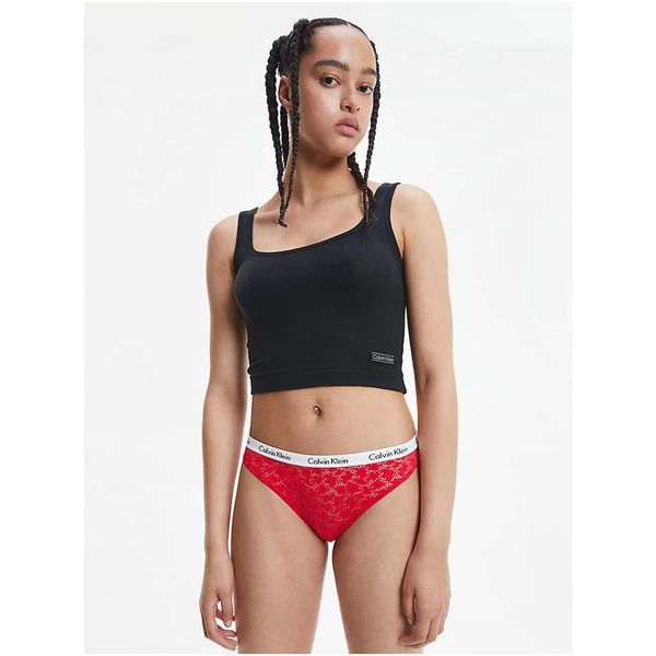 Calvin Klein Red Women's Lace Panties Calvin Klein Underwear - Women