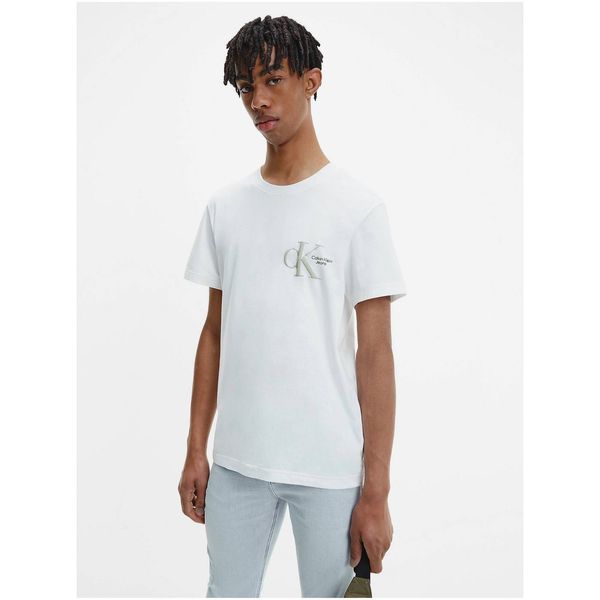 Calvin Klein White Men's T-Shirt Calvin Klein - Men