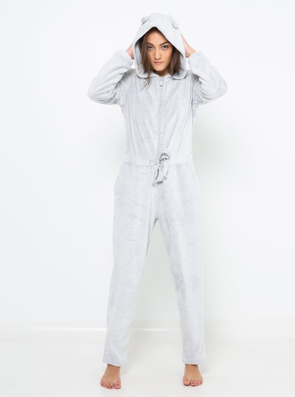 CAMAIEU Grey Pajama Overall CAMAIEU - Women