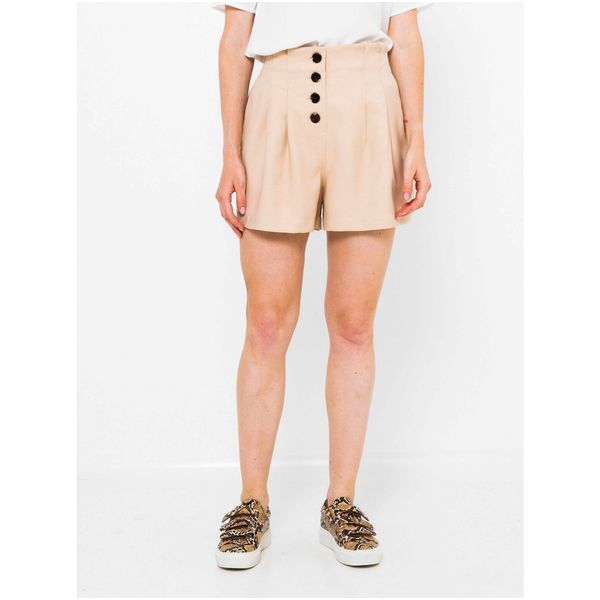 CAMAIEU Light Pink Shorts with Buttons CAMAIEU - Women